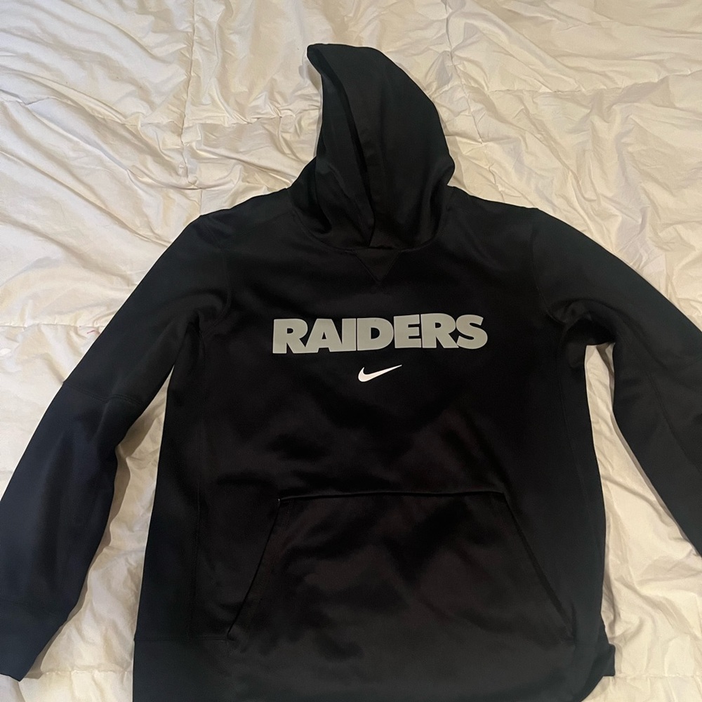 Nike boys Raiders black sweatshirt size xl